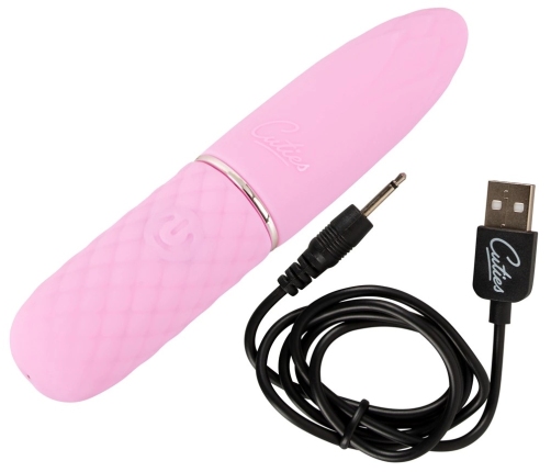 Cuties Mini Vibrator Rose 5th Gen - Compact Silicone Model, 10 Modes
