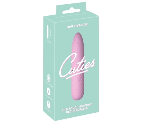 Cuties Mini Vibrator Rose 5th Gen - Compact Silicone Model, 10 Modes