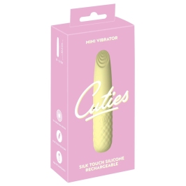 Cuties Mini Vibe Yellow 5th Gen - Compact Rechargeable Silicone Model