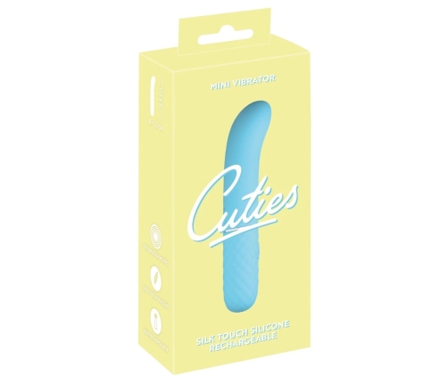 Cuties Mini Vibrator Blue 5th Gen - Compact Silicone Model, 10 Modes