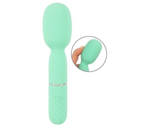 Cuties Mini Wand 5th Gen Green - Compact Rechargeable Silicone Massager