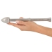 Rebel Metal Milking Stick - Rechargeable Prostate System, Silver, 26.5cm
