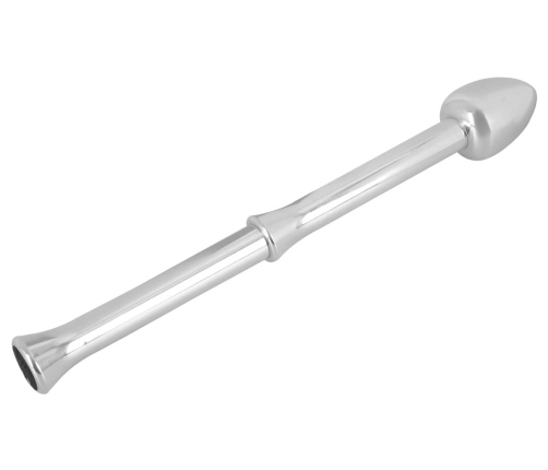 Rebel Metal Milking Stick - Rechargeable Prostate System, Silver, 26.5cm