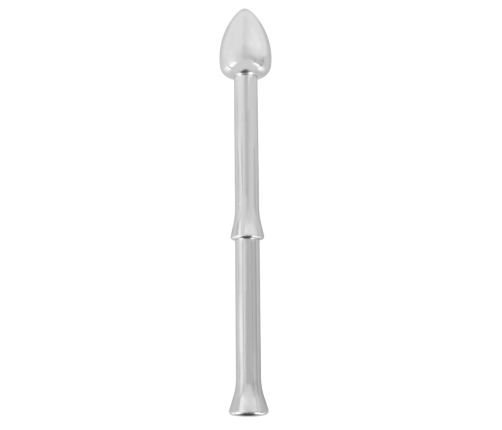 Rebel Metal Milking Stick - Rechargeable Prostate System, Silver, 26.5cm