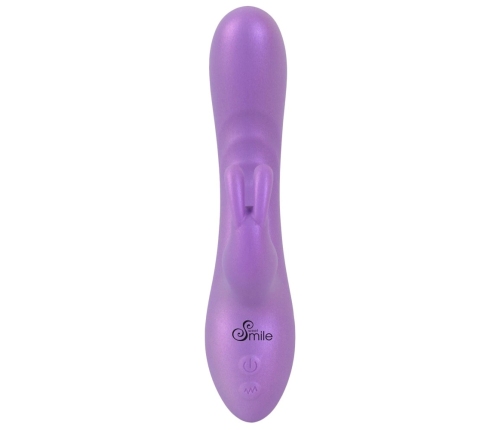 Sweet Smile Flexible Rabbit Metallic Silicone Dual Action Model, 18.3 cm
