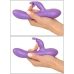 Sweet Smile Flexible Rabbit Metallic Silicone Dual Action Model, 18.3 cm