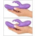 Sweet Smile Flexible Rabbit Metallic Silicone Dual Action Model, 18.3 cm