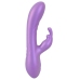 Sweet Smile Flexible Rabbit Metallic Silicone Dual Action Model, 18.3 cm