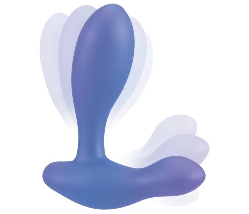 Sweet Smile Flexible Metallic Silicone Dual-Motor Anal Model, 11.5 cm