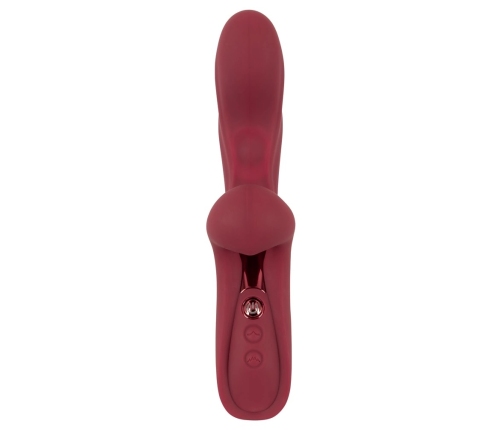 Javida 2 Function Rabbit Vibe Thumpin Silicone Dual Motor Massager Pink