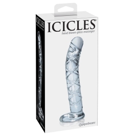 Pipedream Icicles No. 60 Hand-Blown Glass Massage Tool 16.5cm Clear Pipedream Icicles No. 60 Hand-Blown Glass Massage Tool 16.5cm Clear
