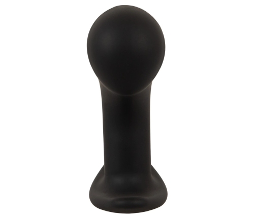 ANOS Big Head Silicone Prostate Massager with 10 Vibration Modes, Black