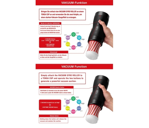 Tenga Vacuum Gyro Roller
