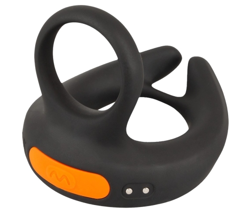 Rebel RC Intimate Ring System with Adjustable Vibration, Black, 9.4 cm