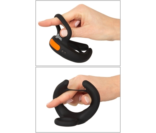Rebel RC Intimate Ring System with Adjustable Vibration, Black, 9.4 cm