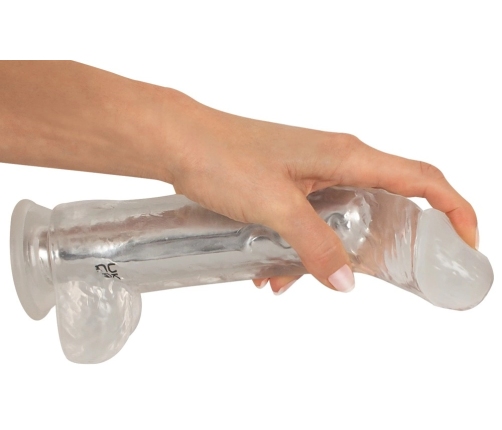 Crystal Clear Intimate Machine 24.5cm with Suction Cup & 10 Modes