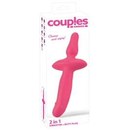 Couples Choice 2in1 Silicone Intimate Stimulation Device, Waterproof, 26cm