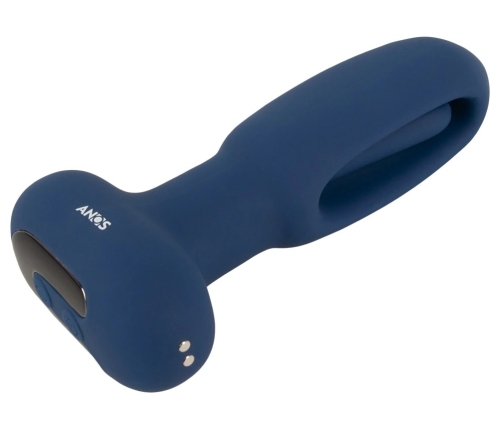 ANOS RC Flickering Tongue Anal Plug with Vibration, Silicone, 14.1cm