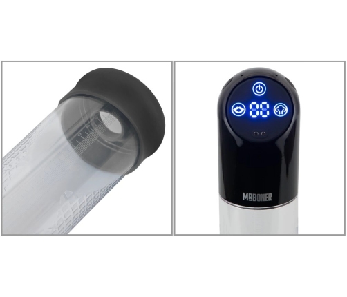 Mr. Boner Automatic Water Vacuum Trainer 30cm Transparent Silicone