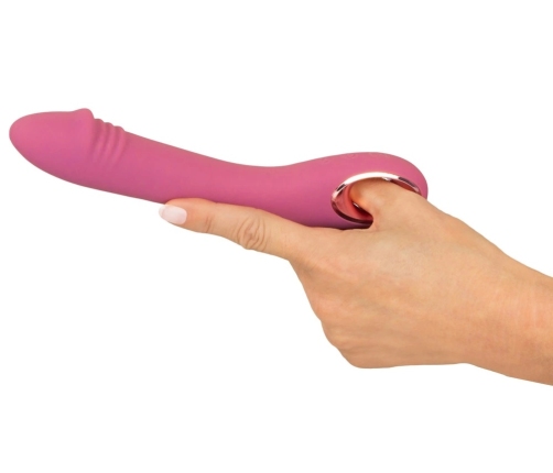 You2Toys Slim G-Spot Rose Vibrating Massager, 10 Modes, Pink, 21.4cm