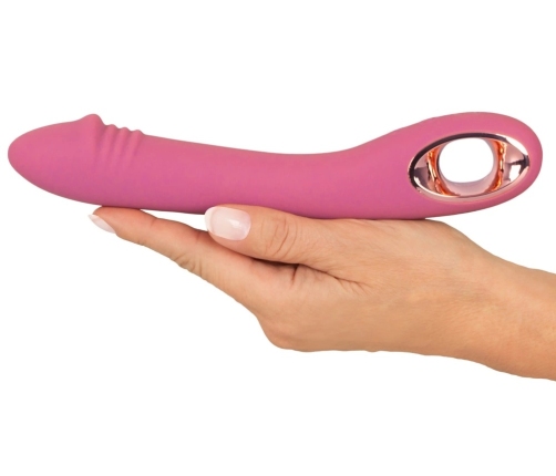 You2Toys Slim G-Spot Rose Vibrating Massager, 10 Modes, Pink, 21.4cm