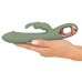 You2Toys Slim Rabbit Olive Dual Vibrator, 10 Modes, Waterproof, Silicone