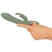 You2Toys Slim Rabbit Olive Dual Vibrator, 10 Modes, Waterproof, Silicone