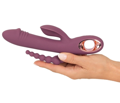 You2Toys Slim Triple Plum 3-in-1 Intimate System, Waterproof, Purple