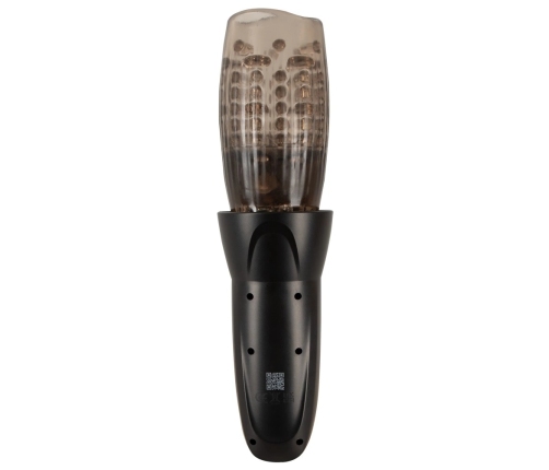 STROKER Rotating Intimate Device with Vibration & Thrust, Transparent, 25.2 cm