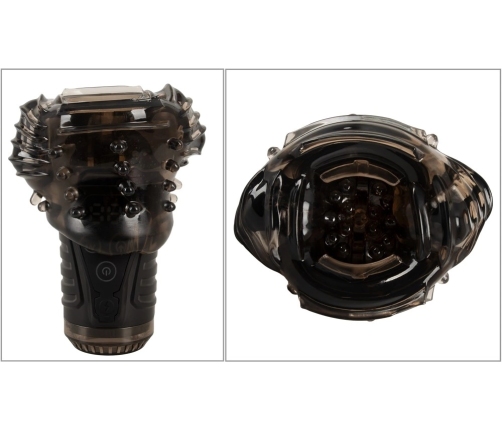 Stroker Handy Sucking Intimate Machine Dual Vibration Black 21.7cm