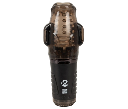 Stroker Handy Sucking Intimate Machine Dual Vibration Black 21.7cm