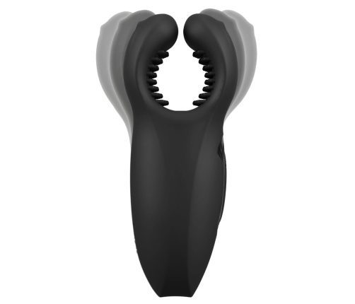 Rebel Man Wand Intimate Stimulator with Vibrating Moving Wings, Black