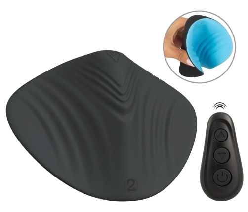 Couples Choice RC Lay-On Multi Toy - Flexible Silicone Remote Massager 11.7cm