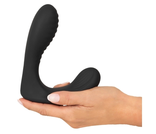 You2Toys Intense RC Silicone Anal Plug with Dual Motors & Remote, Black