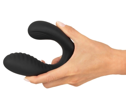 You2Toys Intense RC Silicone Anal Plug with Dual Motors & Remote, Black