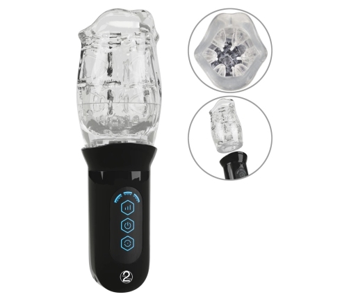 STROKER Rotating Intimate Machine Clear 360° Multi-Speed, Rechargeable