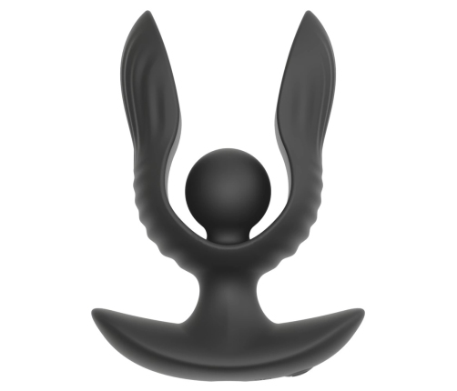 ANOS RC Inflatable Silicone Plug with Vibration, Expandable, Black, 10.9 cm