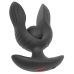 ANOS RC Inflatable Silicone Plug with Vibration, Expandable, Black, 10.9 cm