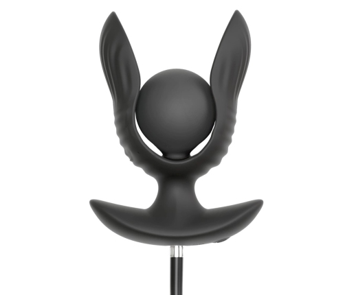 ANOS RC Inflatable Silicone Plug with Vibration, Expandable, Black, 10.9 cm