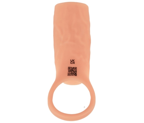 Realistixxx Real Sleeve Open Silicone Vibrating Extension 14cm