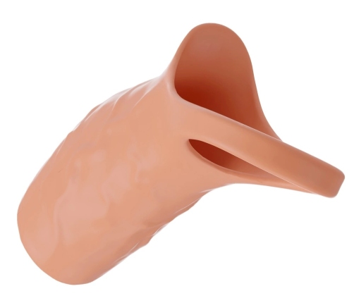 Realistixxx Real Sleeve Open Silicone Vibrating Extension 14cm
