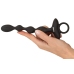 ANOS Flexible Silicone Beads with Dual Motor & Jumping Vibration, 21 cm