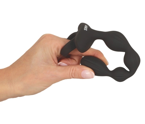 ANOS Flexible Silicone Beads with Dual Motor & Jumping Vibration, 21 cm