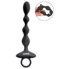 ANOS Flexible Beads Vibrating Intimate Trainer Silicone USB 21.1cm Black ANOS Flexible Beads Vibrating Intimate Trainer Silicone USB 21.1cm Black