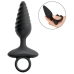 ANOS Flexible Plug Twisted Design - 10-Mode Vibrating Silicone, Black