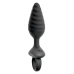 ANOS Flexible Plug Twisted Design - 10-Mode Vibrating Silicone, Black
