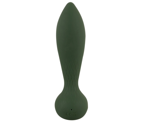 Emerald Love Luxurious RC Plug - Vibrating, Remote Control, Green, 14 cm