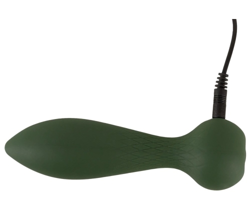 Emerald Love Luxurious RC Plug - Vibrating, Remote Control, Green, 14 cm