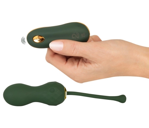 You2Toys Emerald Love RC Intimate Exercise Balls, Waterproof, Green-Gold
