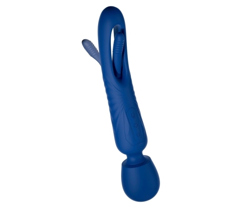 Sweet Smile 2in1 Wand Intimate Device with Flicking System, Purple, 24.3cm